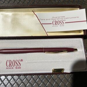 Cross Burgundy Pen with Gold Accents